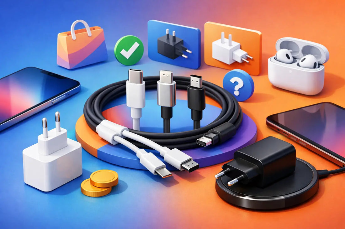 Opladerkabel sæt køb - sådan vælger du rigtigt