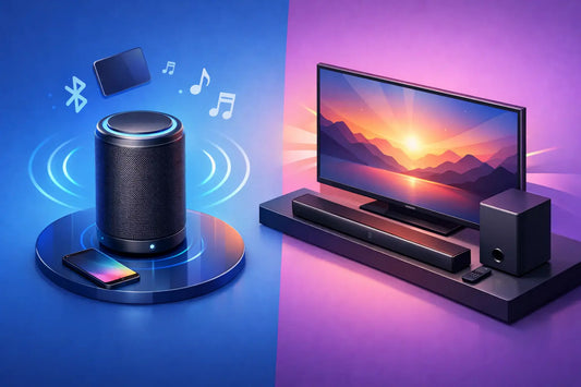 Bluetooth højttaler vs soundbar til tv